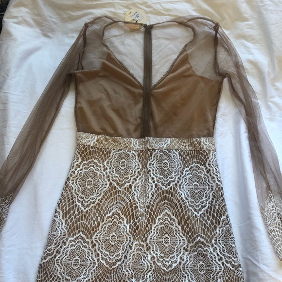 White Lacy Dress - Picture 3 of 4